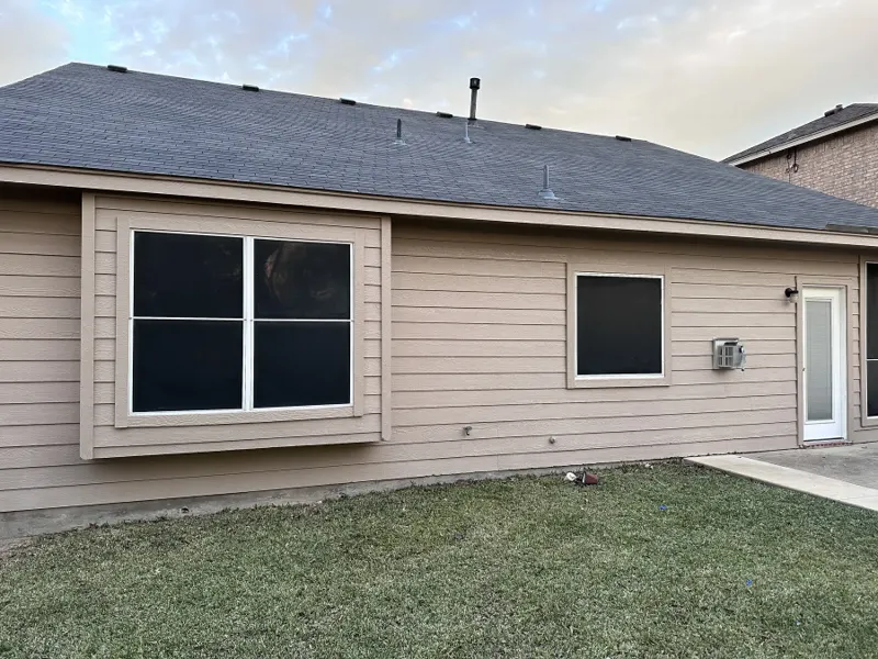 Painted home exterior