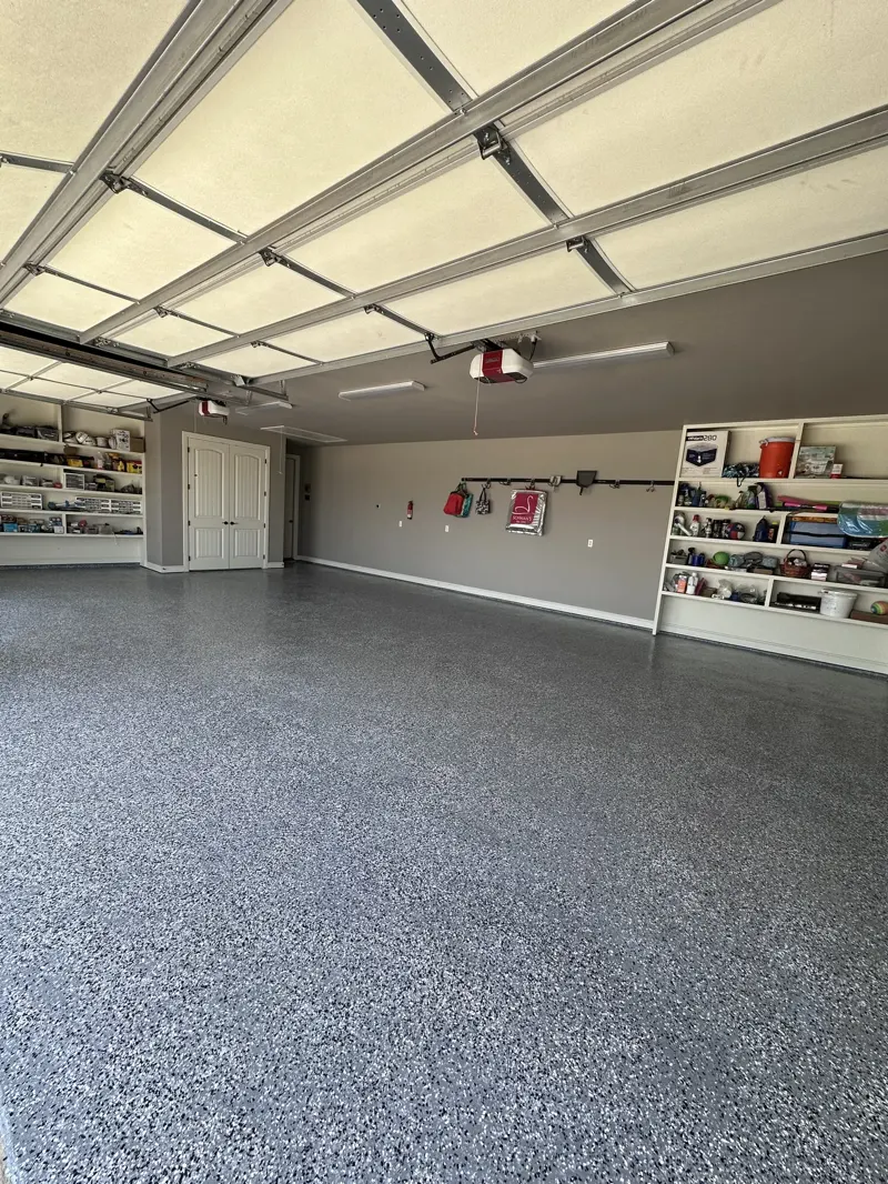 Garage floor finish