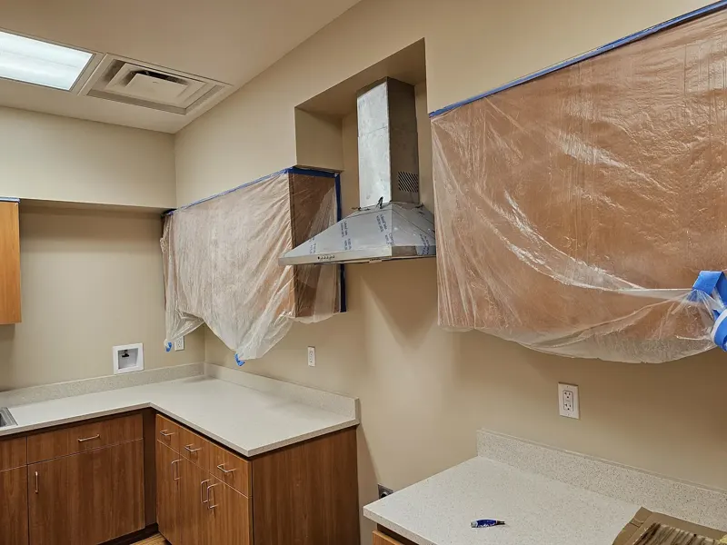 Commercial kitchen wall protection