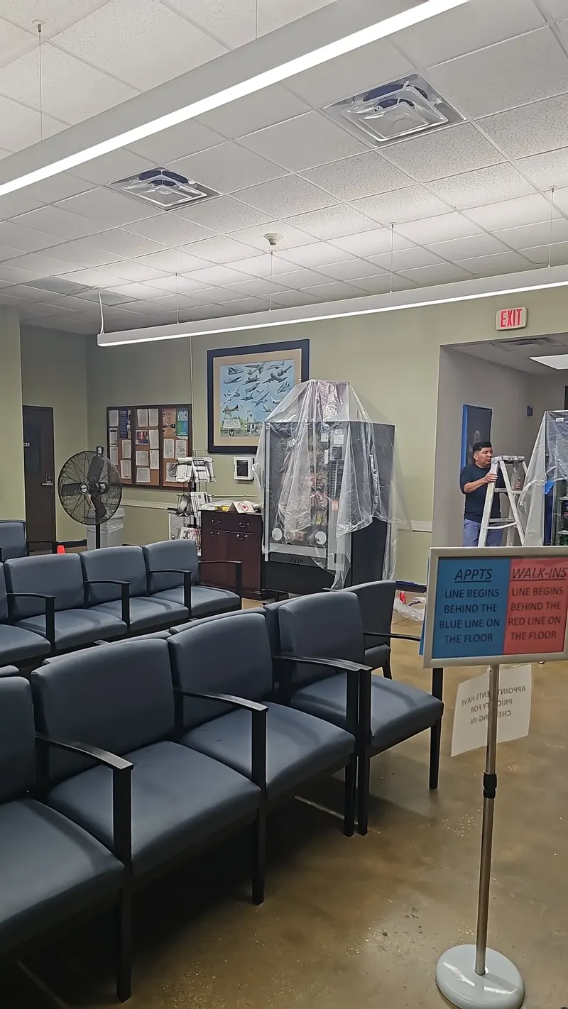 Occupied commercial waiting room protection