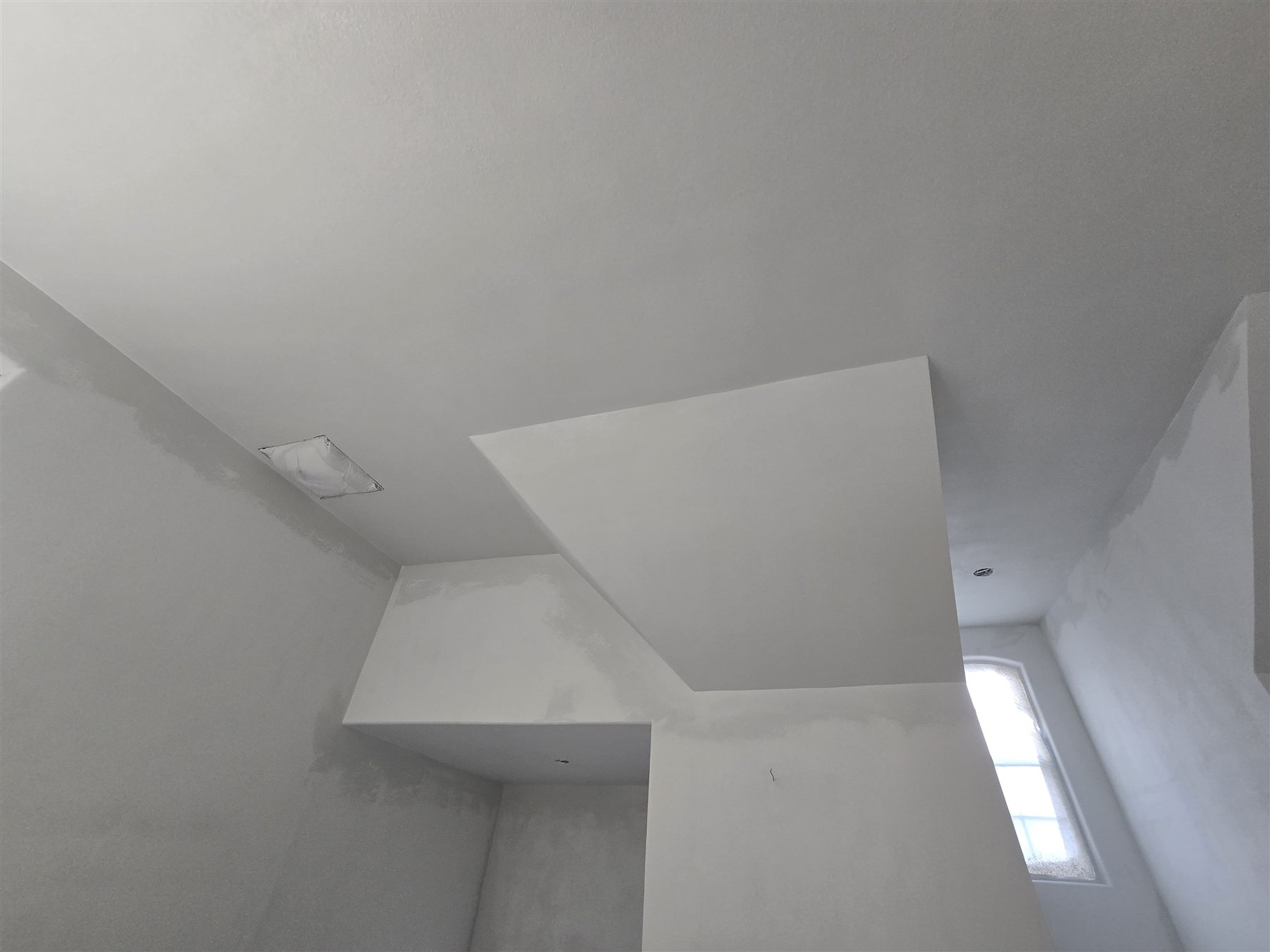 Drywall repair and texture matching project in Fort Worth TX